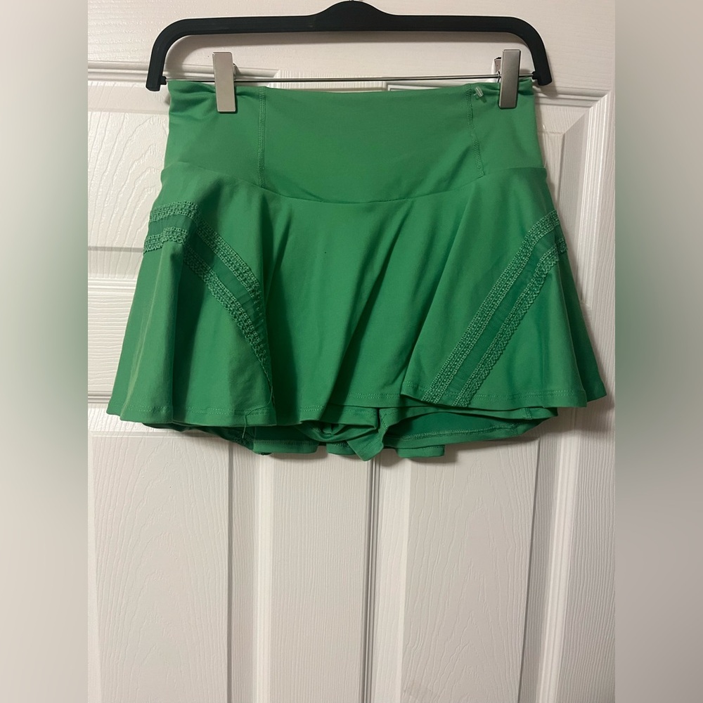 Free People/ FP Movement Pleats And Thank You Skort - White Size Medium - Picture 4 of 7